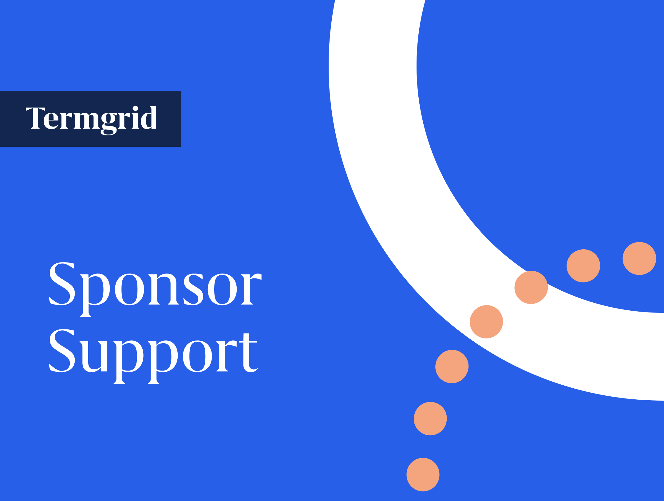 Termgrid Sponsor Support