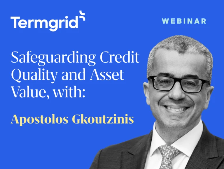 Exclusive Webinar Featuring Apostolos Gkoutzinis to Explore Safeguarding of Credit Quality and Asset Value