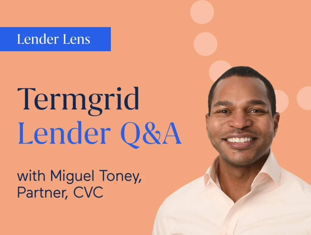 Lender Lens - Miguel Toney, Partner, CVC