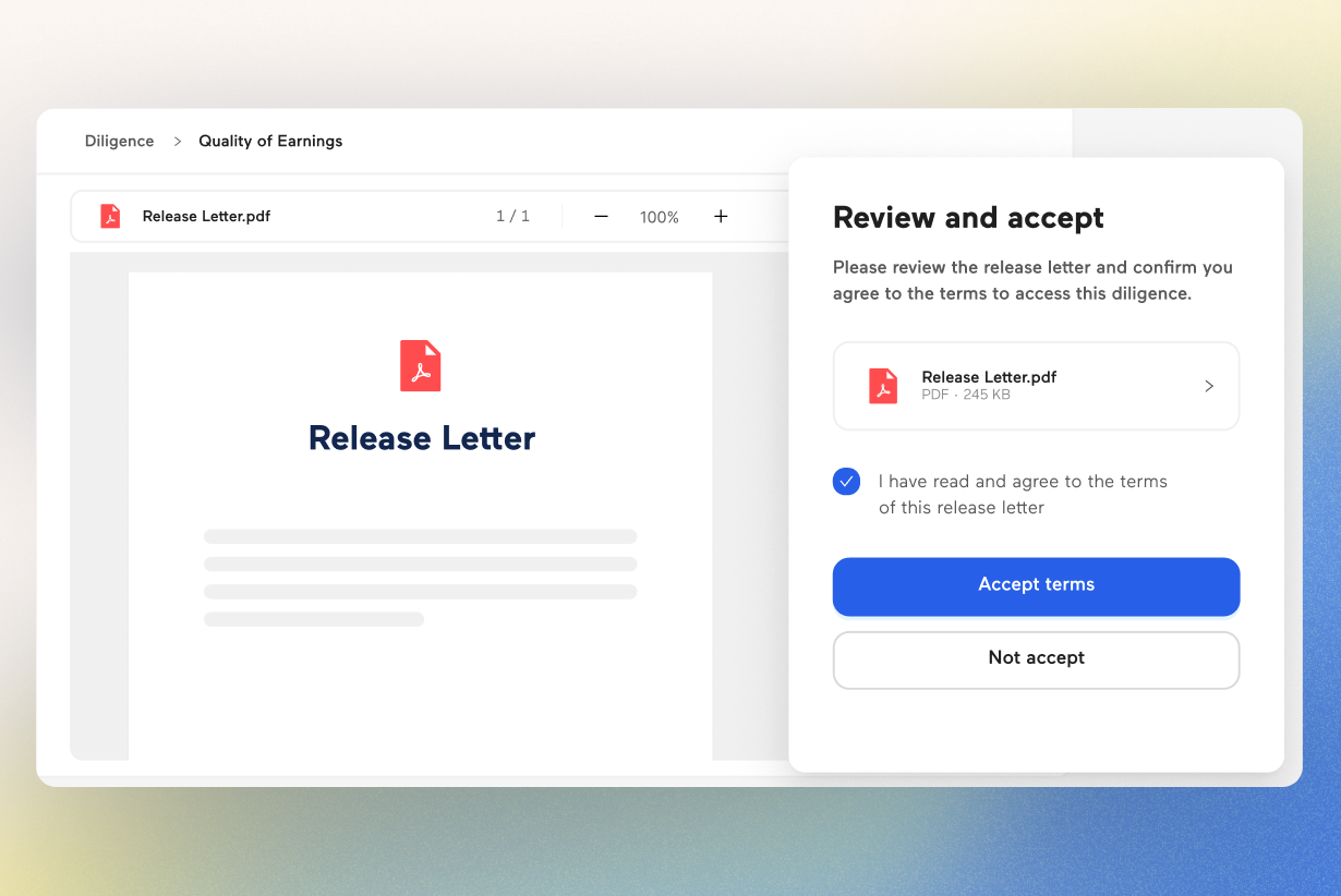 Lenders release letters